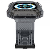Spigen Apple Watch Ultra 49mm Armbånd og Deksel Rugged Armor Pro Space Crystal
