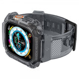 Spigen Apple Watch Ultra 49mm Armbånd og Deksel Rugged Armor Pro Space Crystal