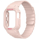 Apple Watch Ultra Armbånd Deksel Silikon Magnetlukking Rosa