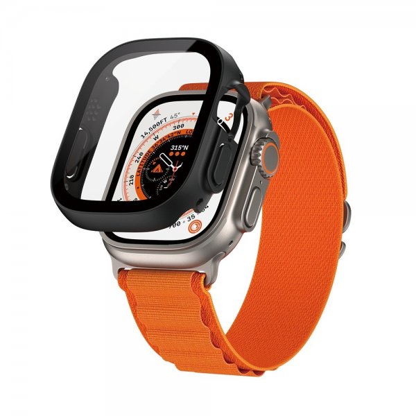 PanzerGlass Apple Watch Ultra Deksel Skjermbeskytter Full Body Protector Svart