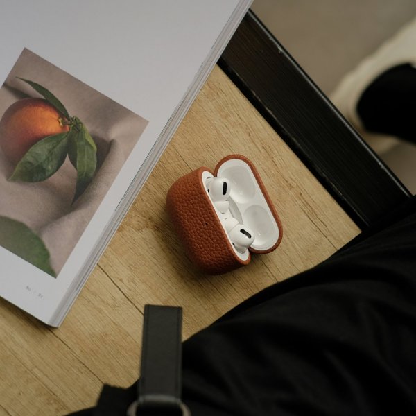 KeyBudz AirPods Pro 2 Deksel Artisan Series Brun