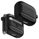 Spigen AirPods 3 Deksel Rugged Armor Matte Black