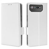 Asus ROG Phone 6/ROG Phone 6 Pro Etui Litchi Hvit