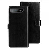Asus ROG Phone 7 Etui Skinntekstur Svart