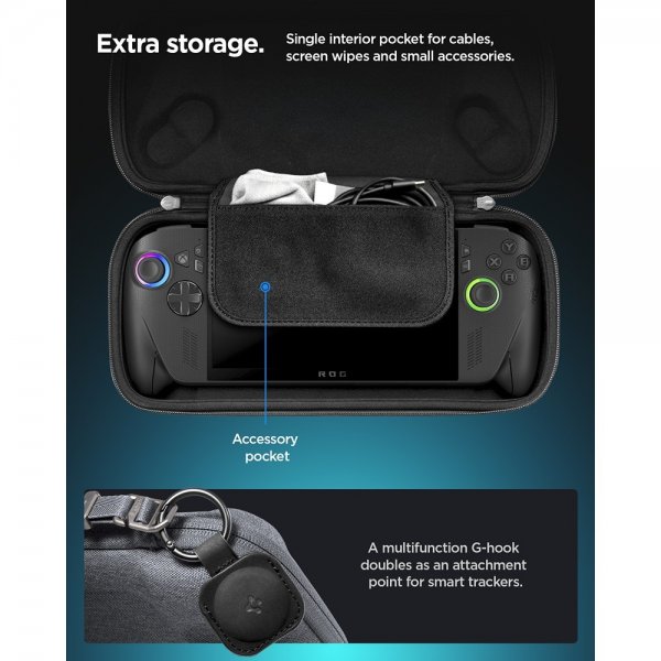 Spigen ASUS ROG Xbox Ally X Etui Klasden Pouch Charcoal Gray
