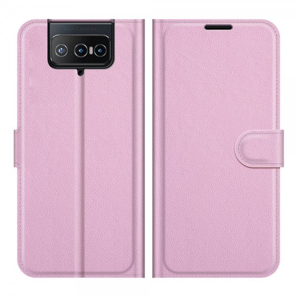 Asus Zenfone 8 Flip Etui Litchi Rosa