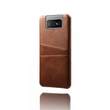 Asus Zenfone 8 Flip Deksel To Kortlommer Brun