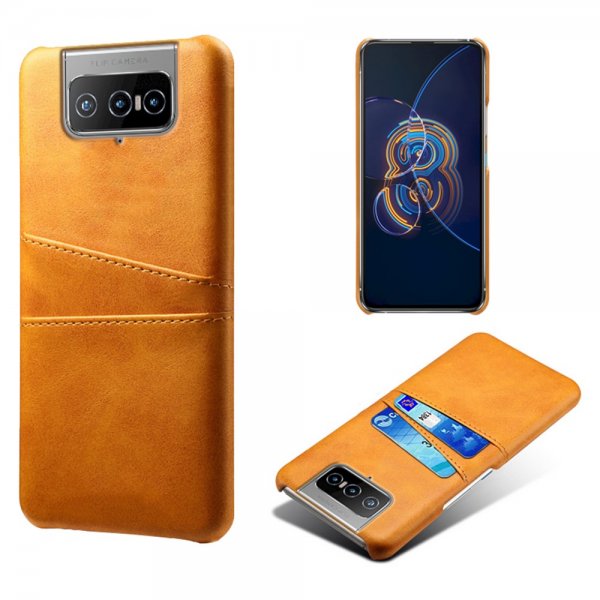 Asus Zenfone 8 Flip Deksel To Kortlommer Oransje