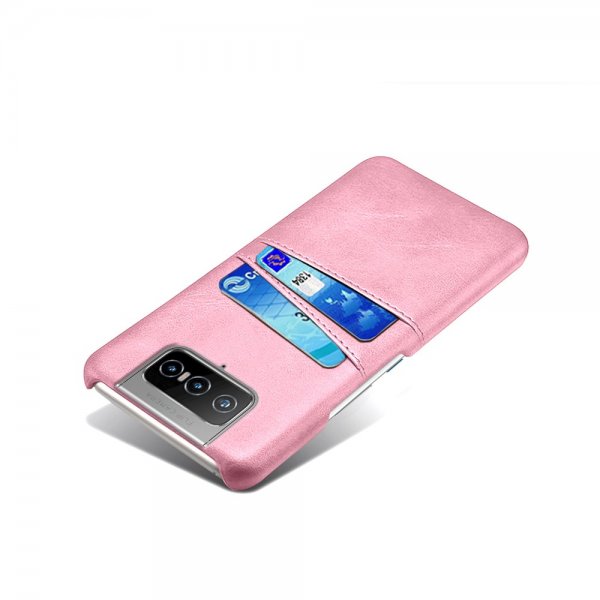 Asus Zenfone 8 Flip Deksel To Kortlommer Rosa