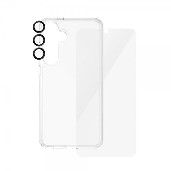 PanzerGlass Samsung Galaxy S24 Plus Deksel Skjermbeskytter Linsebeskyttelse 3-in-1 Bundle Set