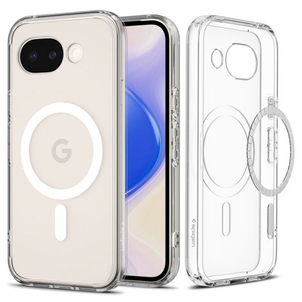 Spigen Google Pixel 10a Deksel Ultra Hybrid MagFit Clear White