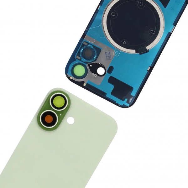 Baksideglass med smådeler for iPhone 17 - grønn
