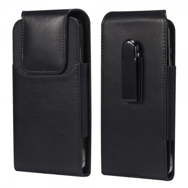 Etui Belteveske Mobiltelefon 6.2-6.5" Svart