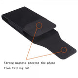 Etui Belteveske Mobiltelefon 6.2-6.5" Svart