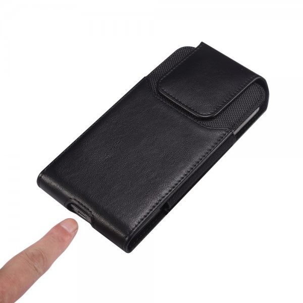 Etui Belteveske Mobiltelefon 6.2-6.5" Svart