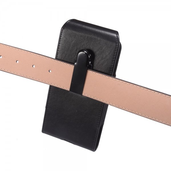Etui Belteveske Mobiltelefon 6.2-6.5" Svart