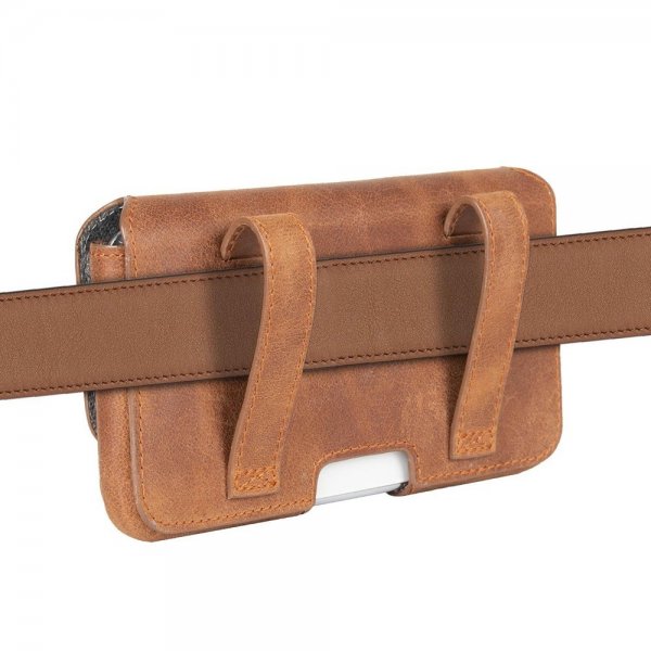 Krusell Veske Sunne Belt Case L Cognac Brown