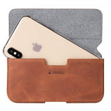 Krusell Veske Sunne Belt Case L Cognac Brown