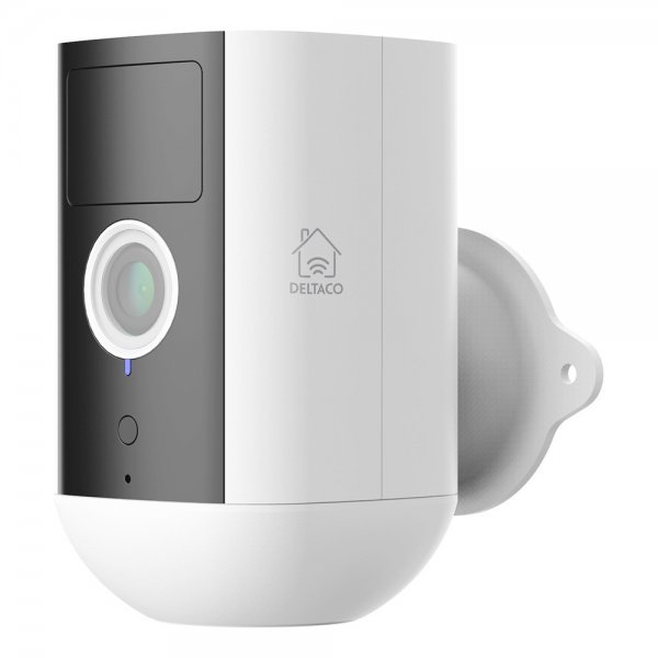 Deltaco Smart Home Batteridrevet WiFi-kamera IP54