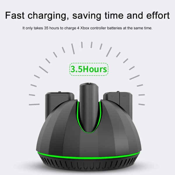 Aolion Batteriladestasjon for Xbox-spillkontroller
