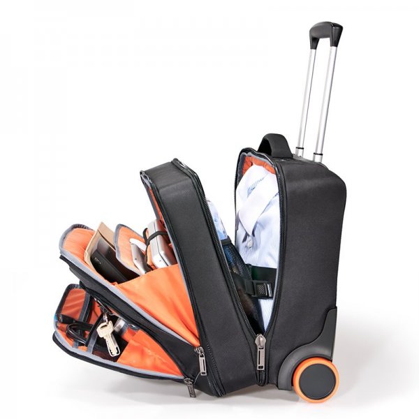 Everki Journey Koffert Svart Oransje