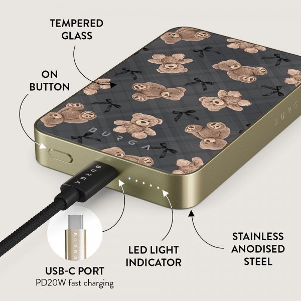Burga Powerbank MagSafe 5000 mAh BFF Gold