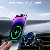 Joyroom Mobilholder til bil Magnetic Wireless Car Charger Holder MagSafe