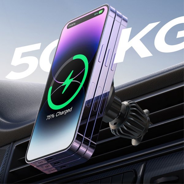 Joyroom Mobilholder til bil Magnetic Wireless Car Charger Holder MagSafe