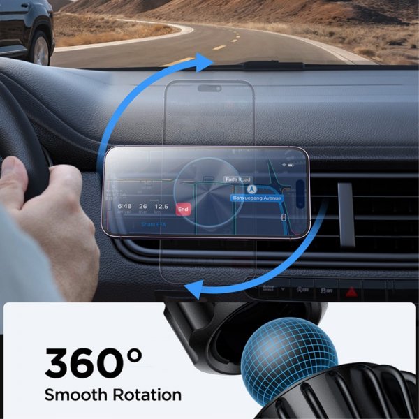 Joyroom Mobilholder til bil Magnetic Wireless Car Charger Holder MagSafe