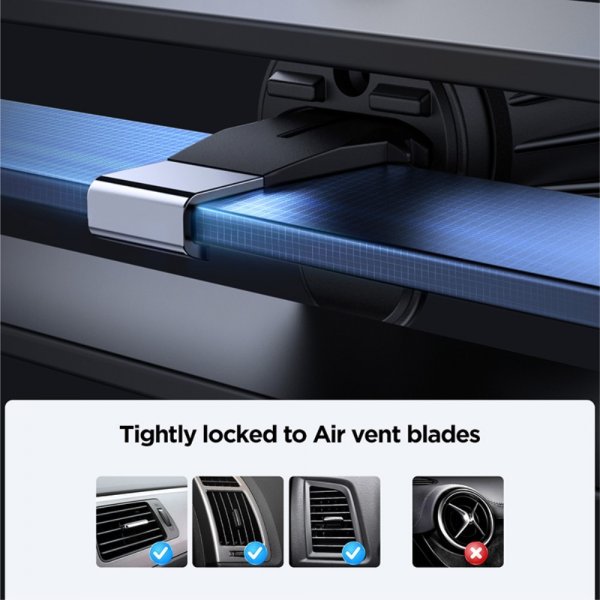 Joyroom Mobilholder til bil Magnetic Wireless Car Charger Holder MagSafe