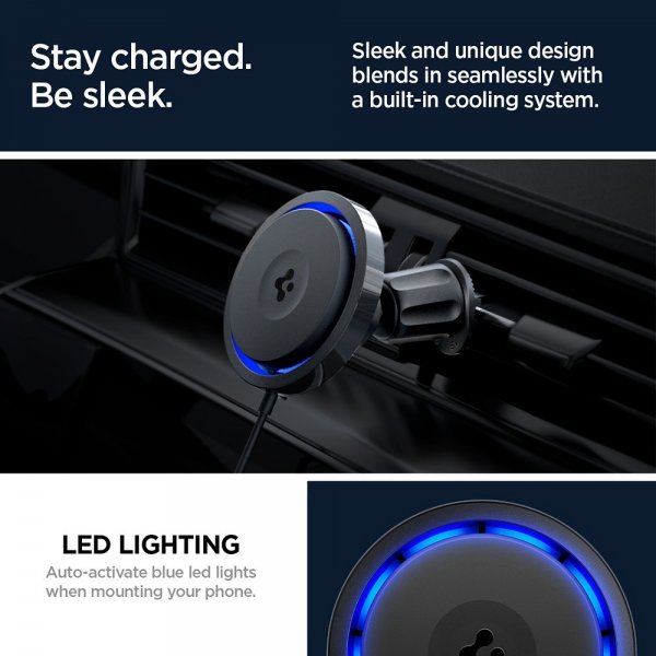 Spigen Mobilholder til bil OneTap Pro 3 CryoMax Air Vent MagFit Air Vent Hook