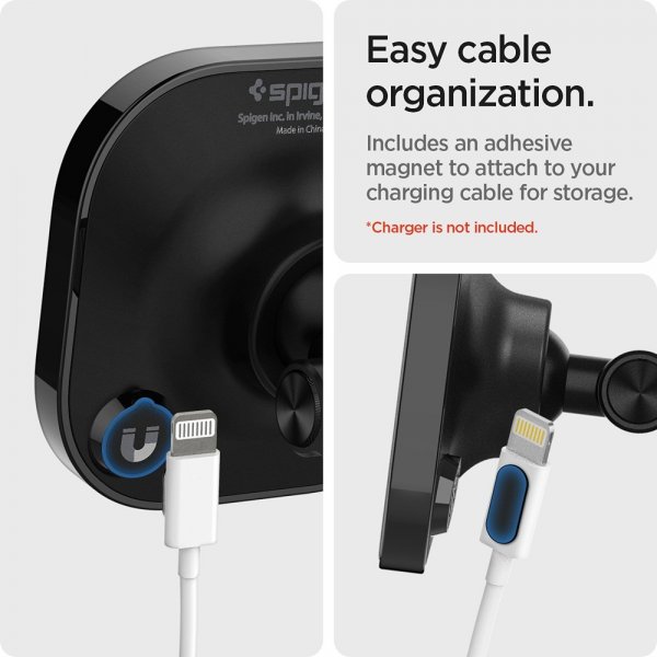 Spigen Mobilholder til bil OneTap 3 Dashboard Mount MagSafe Svart