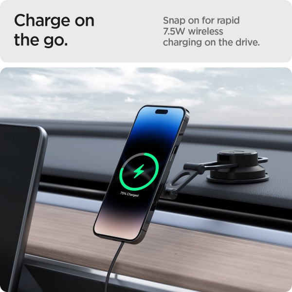 Spigen Mobilholder til bil OneTap Pro 3 Dash MagSafe Car Mount MagFit