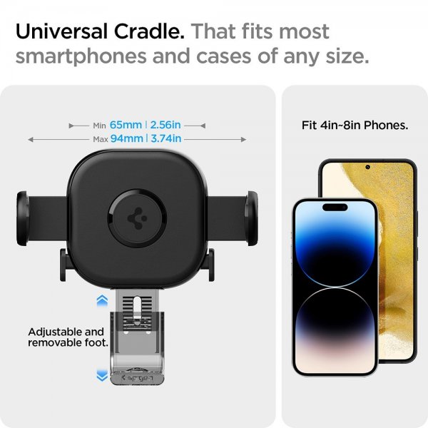 Spigen Mobilholder til bil OneTap Universal Air Vent UTS12 Svart