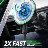 Joyroom Mobilholder til bil Qi2 15W Magnetic Wireless Car Charger Holder