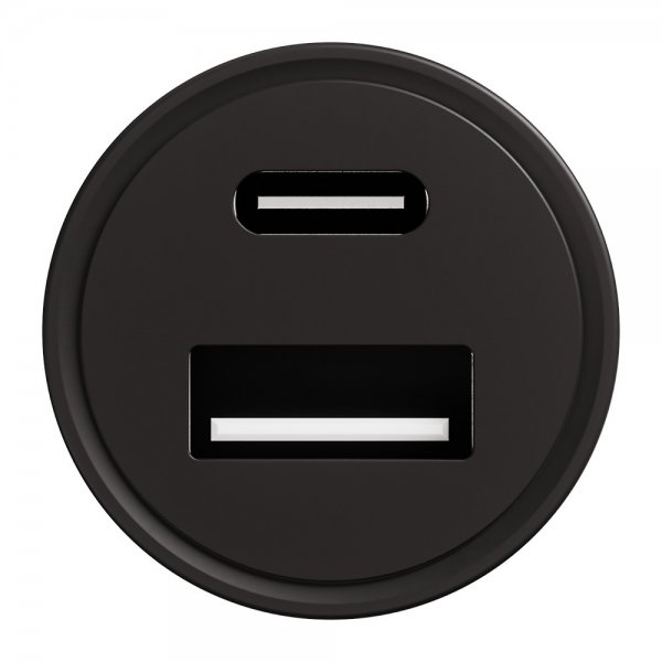 X2O Mobillader til bil 35W Double USB-C/USB-A GaN Svart
