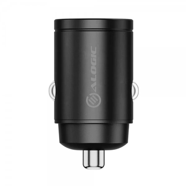 ALOGIC Mobillader til bil 30W Rapid Power Mini Car Charger 2xUSB-C