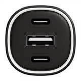 X2O Mobillader til bil 60W Triple USB-C/USB-A GaN Svart