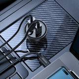 Baseus Mobillader til bil Digital Display PD3.1 Dual Cast Car Charger 140W