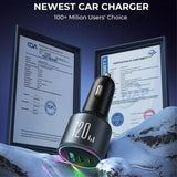 Joyroom Mobillader til bil JR-CCN07 3-port Car Charger 120W