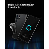 Spigen Mobillader til bil PowerArc ArcStation Dual Port 75W Svart