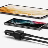 Spigen Mobillader til bil PowerArc ArcStation Dual Port 75W Svart