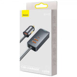 Baseus Mobillader til bil Share Together 120W 3 USB-A & 1 USB-C Svart