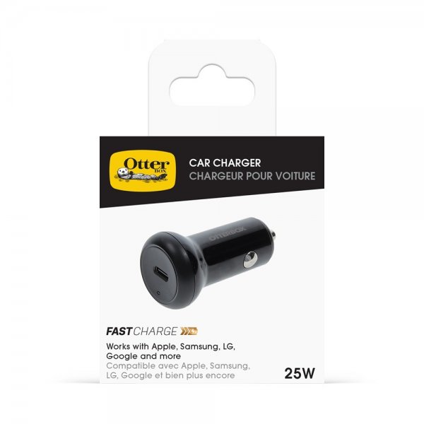 Otterbox Mobillader til bil USB-C 25W Svart