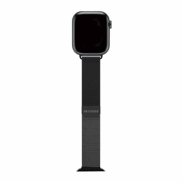 Decoded Apple Watch 38/40/41/42mm Armbånd Milan Traction Strap Svart