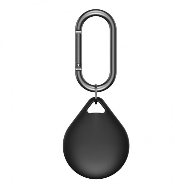 KeyBudz AirTag Skall Secure Dock 4-pakning Svart