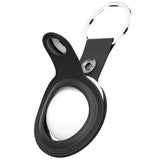 KeyBudz AirTag Holder Leather Black
