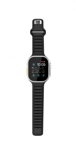 KeyBudz Apple Watch 44/45/46mm/Apple Watch Ultra Armbånd Journey Carbon Black