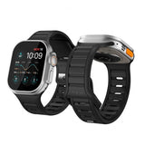 KeyBudz Apple Watch 44/45/46mm/Apple Watch Ultra Armbånd Journey Carbon Black