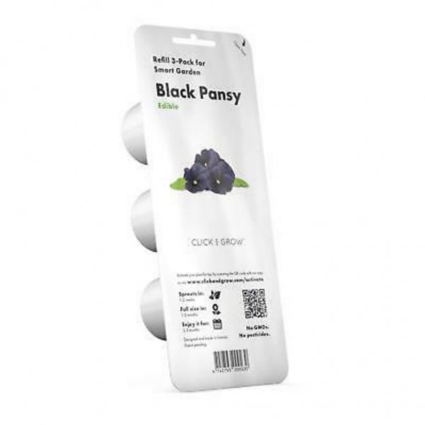 Click and Grow Smart Garden Refill 3-pakke - Svart fiol